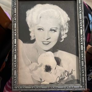 Very Vintage Antique Mae West Autographed Photo